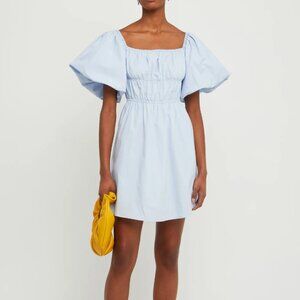 Puff Sleeve Cotton Dress